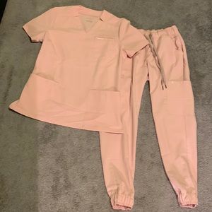 Jaanuu scrubs. Blushing Pink